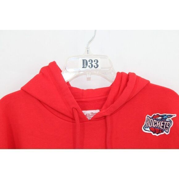 Mitchell & Ness Mens Houston Rockets Hooded Sweatshirt Size Large - Picture 2 of 10
